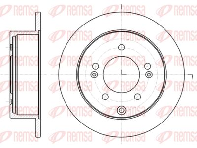 6140100 REMSA Тормозной диск