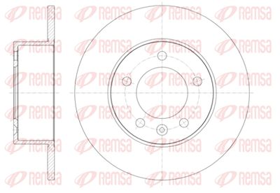 6141200 REMSA Тормозной диск