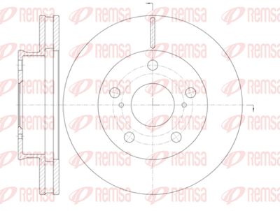 6142110 REMSA Тормозной диск
