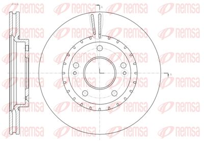 6143410 REMSA Тормозной диск