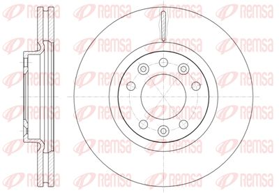 6147110 REMSA Тормозной диск