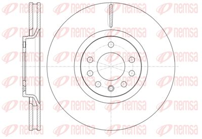 6148810 REMSA Тормозной диск