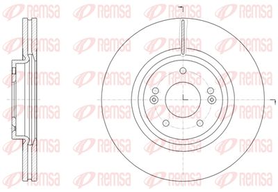 6151410 REMSA Тормозной диск