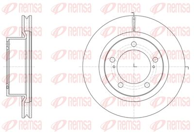 6151710 REMSA Тормозной диск