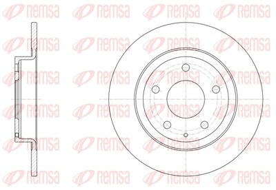 6151900 REMSA Тормозной диск