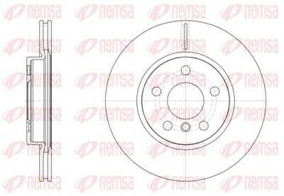 6154510 REMSA Тормозной диск