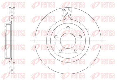 6155310 REMSA Тормозной диск