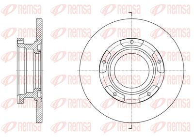 6156400 REMSA Тормозной диск