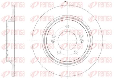 6157100 REMSA Тормозной диск