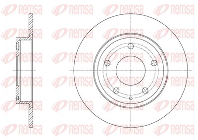 6157500 REMSA Тормозной диск