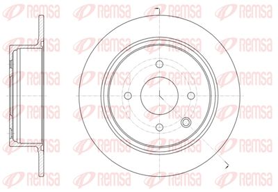 6157900 REMSA Тормозной диск