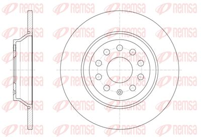 6158700 REMSA Тормозной диск