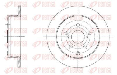 6159200 REMSA Тормозной диск