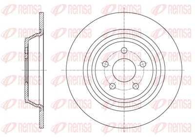6160400 REMSA Тормозной диск