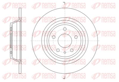 6160600 REMSA Тормозной диск