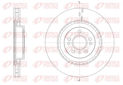 6163410 REMSA Тормозной диск