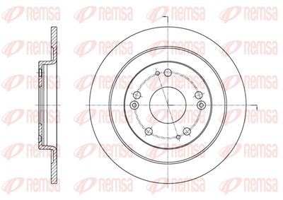 6165400 REMSA Тормозной диск