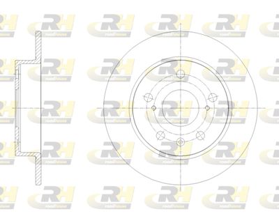 6166600 ROADHOUSE Тормозной диск