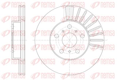 617010 REMSA Тормозной диск