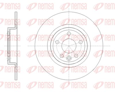 6178500 REMSA Тормозной диск
