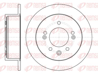 6180200 REMSA Тормозной диск