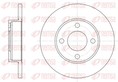618100 REMSA Тормозной диск