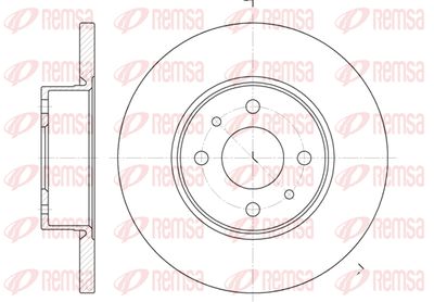 618200 REMSA Тормозной диск
