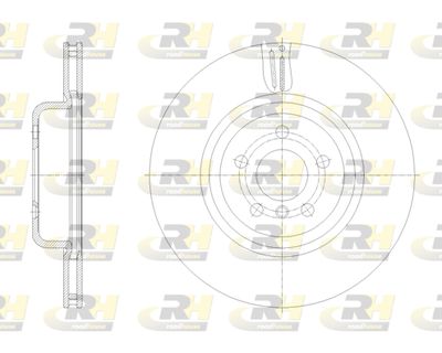 6185110 ROADHOUSE Тормозной диск