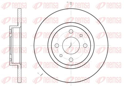 619100 REMSA Тормозной диск