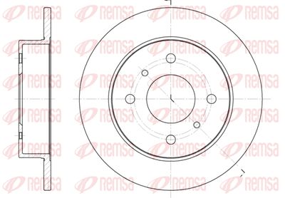 620000 REMSA Тормозной диск