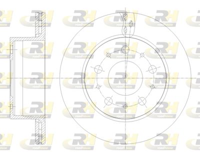 6210910 ROADHOUSE Тормозной диск