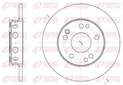 622100 REMSA Тормозной диск