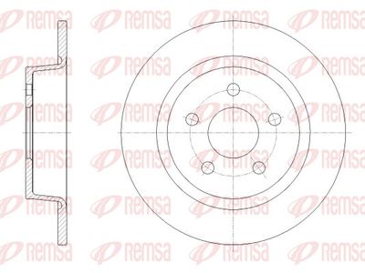 6252000 REMSA Тормозной диск