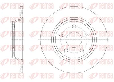 6252200 REMSA Тормозной диск