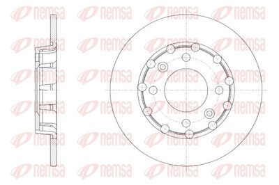 6253900 REMSA Тормозной диск