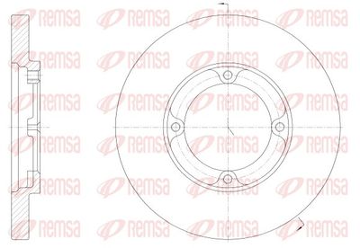 6254000 REMSA Тормозной диск