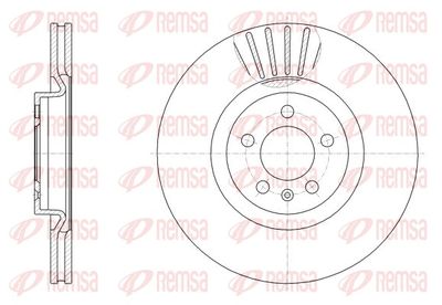 6255210 REMSA Тормозной диск