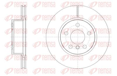6255410 REMSA Тормозной диск