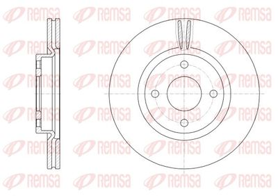 6255510 REMSA Тормозной диск