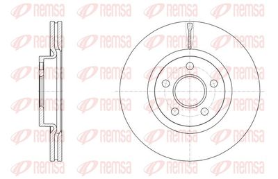 6256110 REMSA Тормозной диск