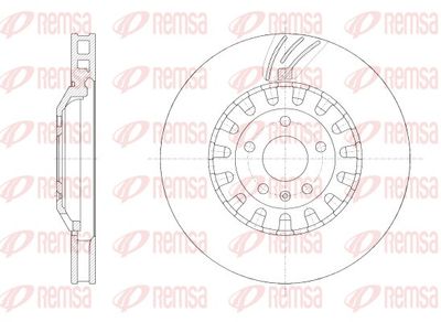 6256210 REMSA Тормозной диск