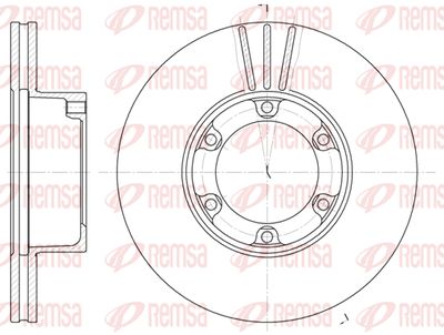 627710 REMSA Тормозной диск