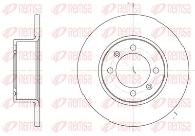 628600 REMSA Тормозной диск