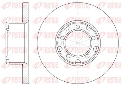629600 REMSA Тормозной диск