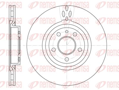 631511 REMSA Тормозной диск