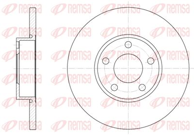 632700 REMSA Тормозной диск