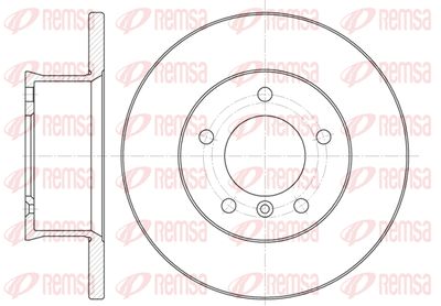 635000 REMSA Тормозной диск