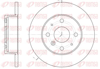636300 REMSA Тормозной диск