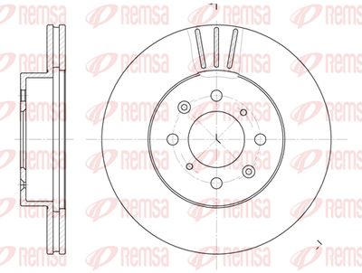 636710 REMSA Тормозной диск