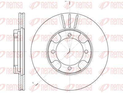 638910 KAWE Тормозной диск